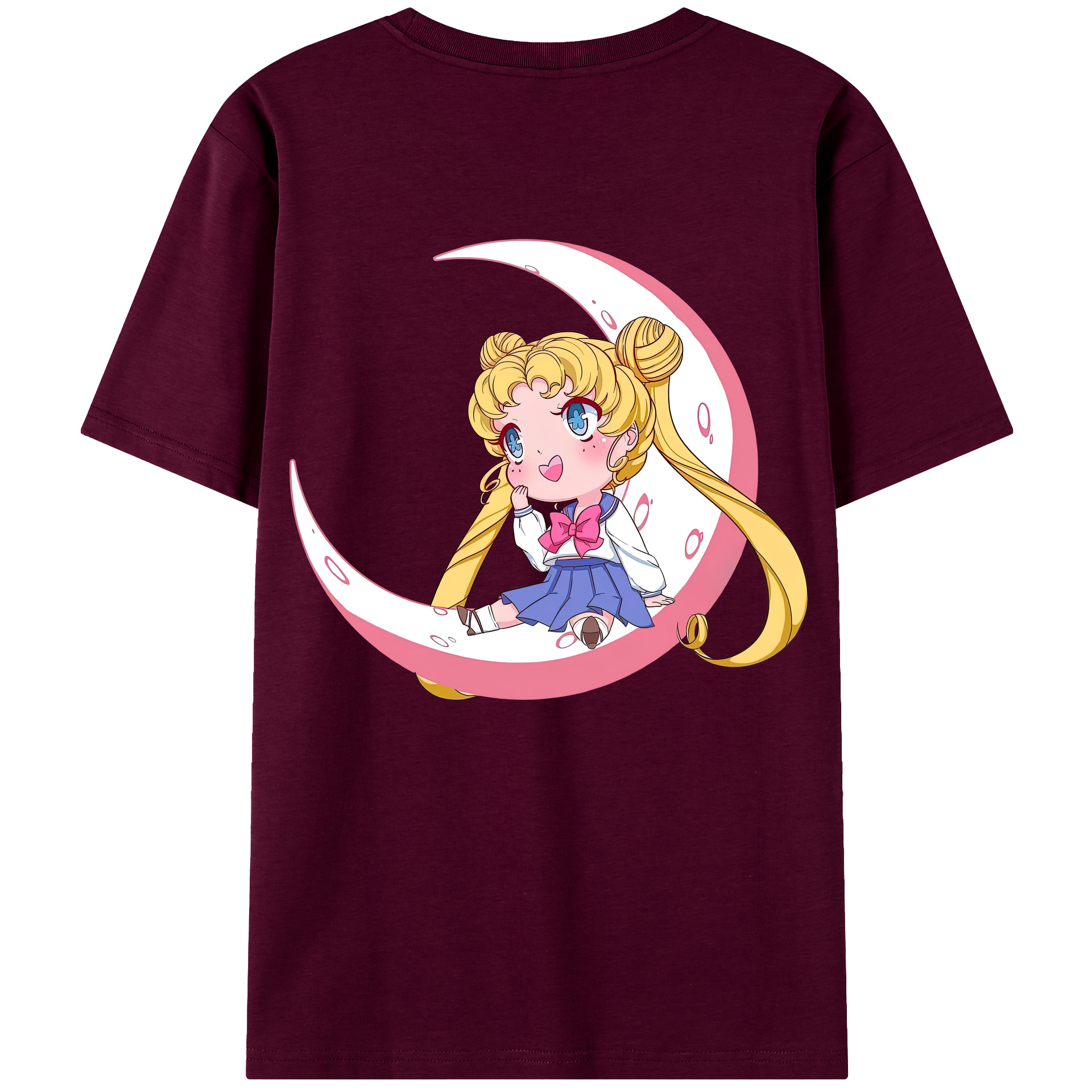 （画像用） 美少女戦士セーラームーン 愛野 美奈子 あいの みなこ Sailor Moon Aino Minako レディース半袖Tシャツ(バックプリント)